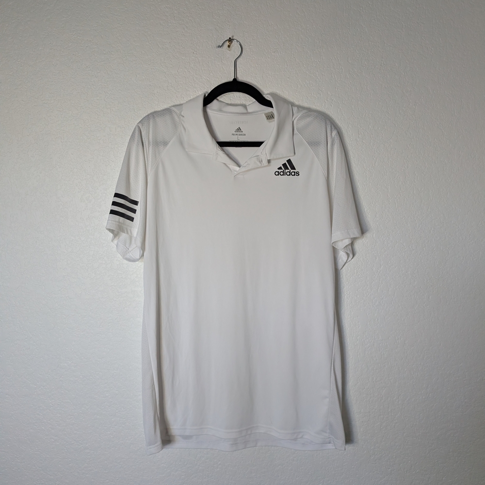 Adidas Men's White Polo Shirt